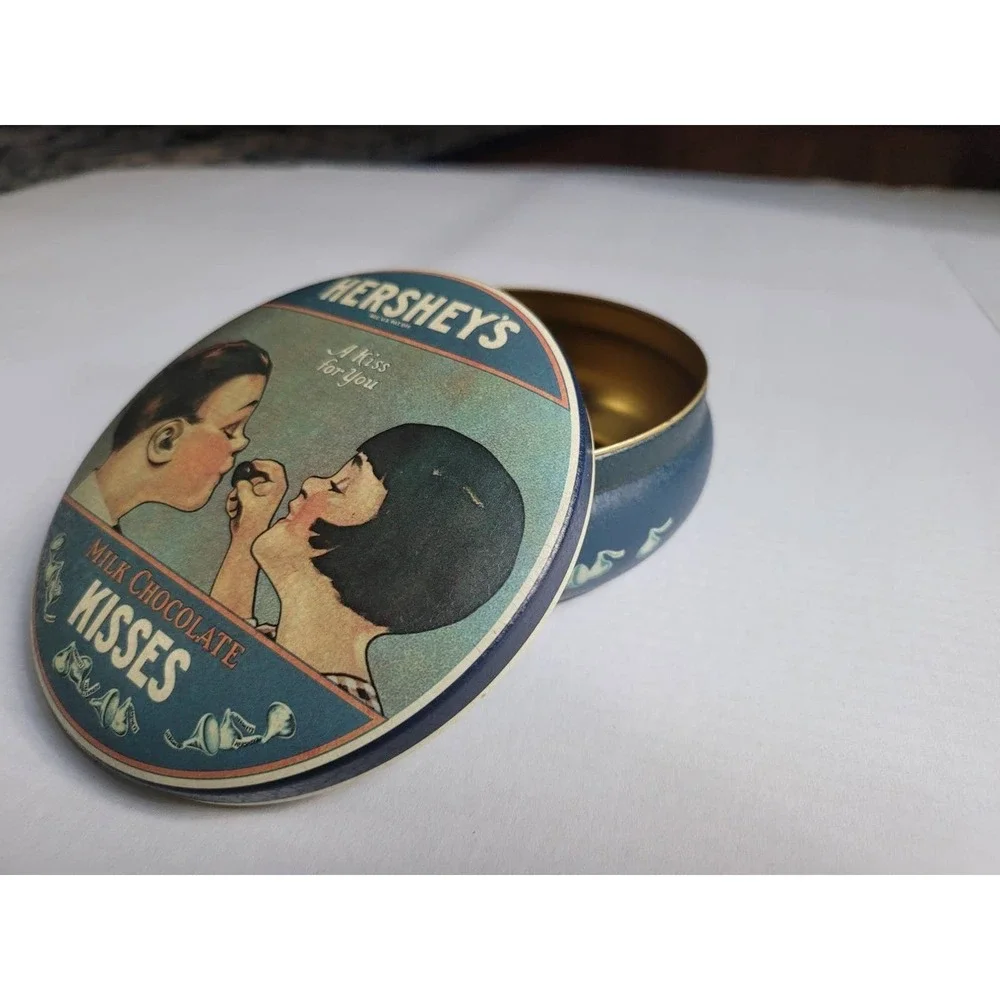 Hersheys Kisses, Vintage Tin‎ Can, A Kiss for You